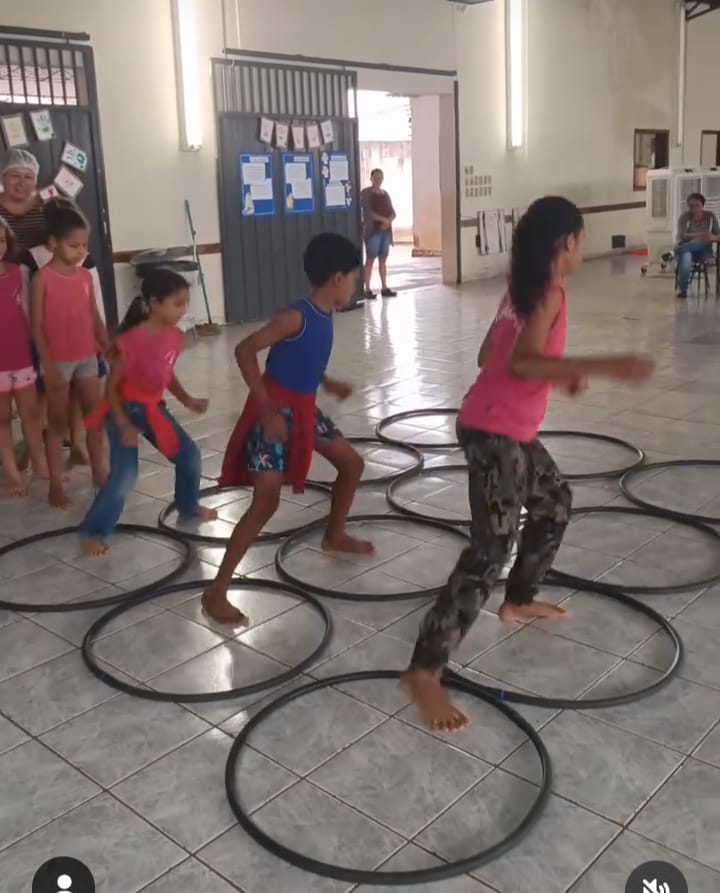 Foto das crianças