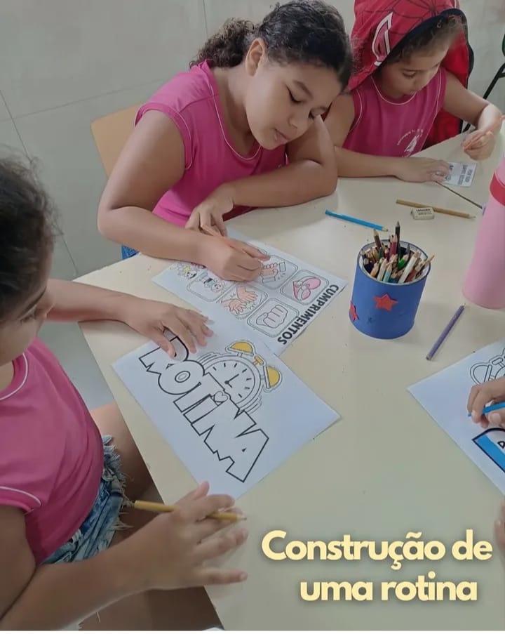 Foto das crianças