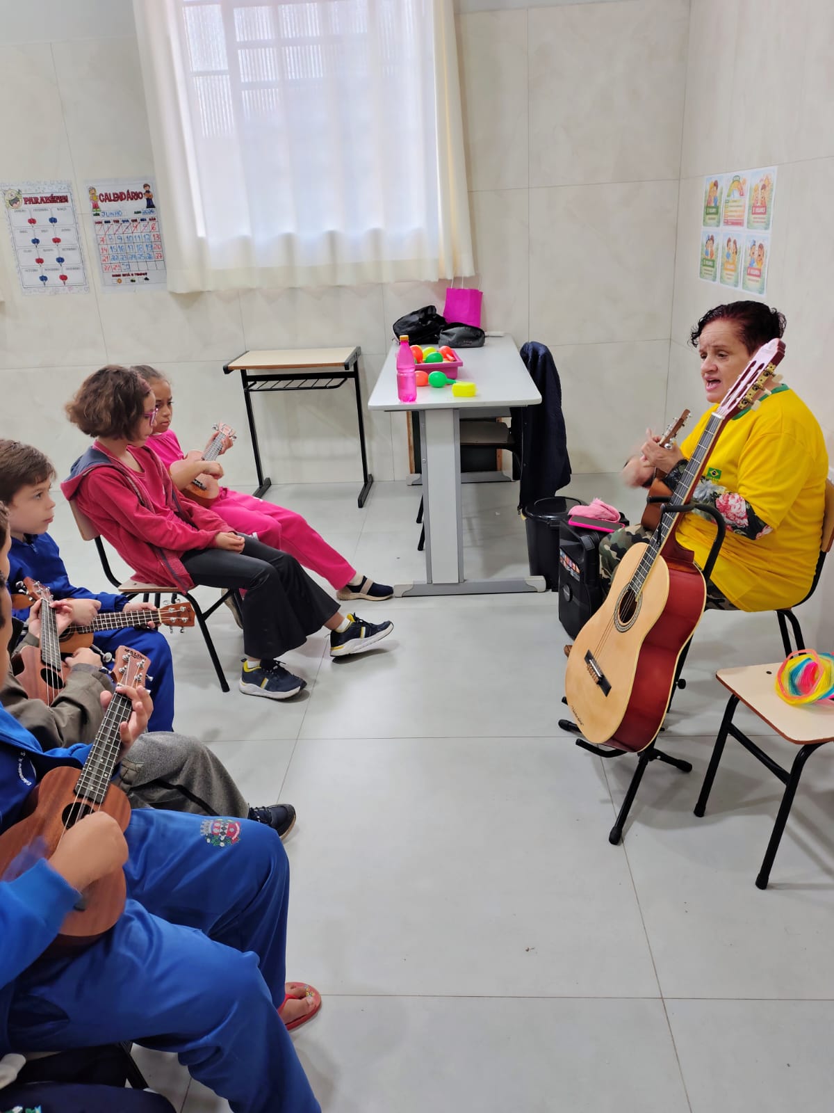 Foto das crianças